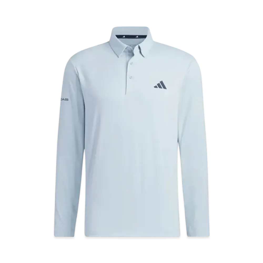 adidas Bos Motif Stretch Long Sleeve Button Down Shirt "Wonder Blue"