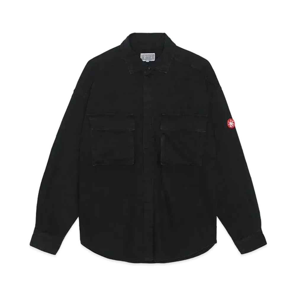 Cav Empt (C.E) Overdye Maj Dam Shirt "Black"