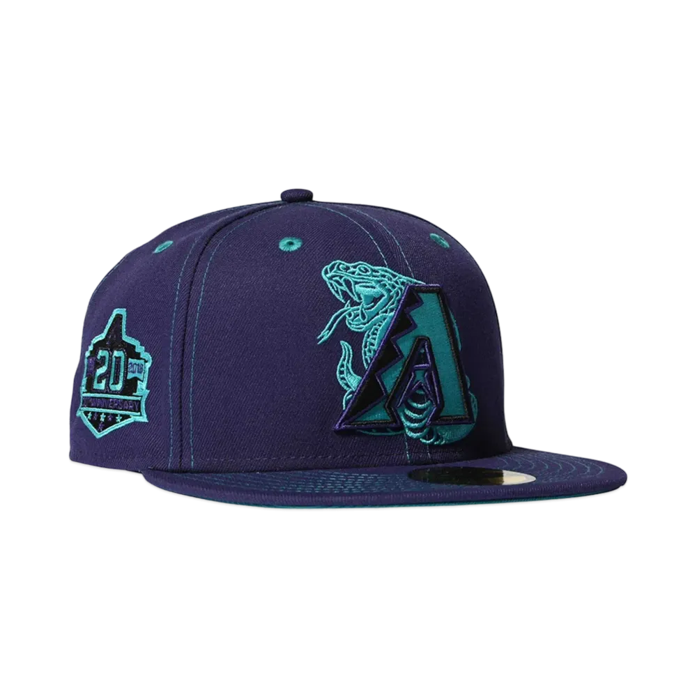 NEW ERA x HOME GAME 'STICH PACK' Arizona Diamondbacks 59Fifty CO 20TH ANV "Purple"
