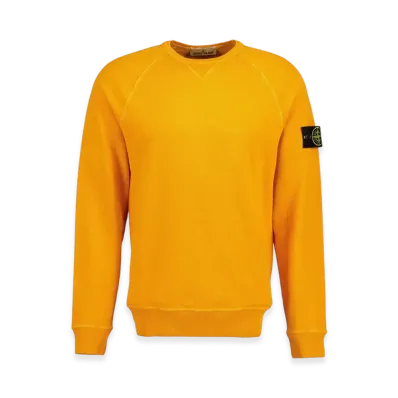 Stone Island 66360 Old Treatment Crewneck Sweatshirt - 23SS "Orange"