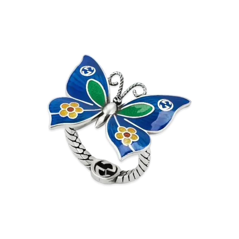 GUCCI Butterfly Ring Silver "Silver"