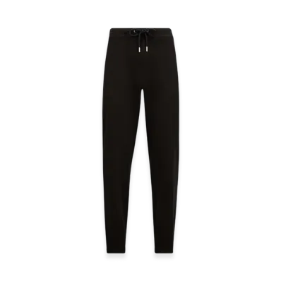 MONCLER Logo Patch Cotton Track Pants "Black"
