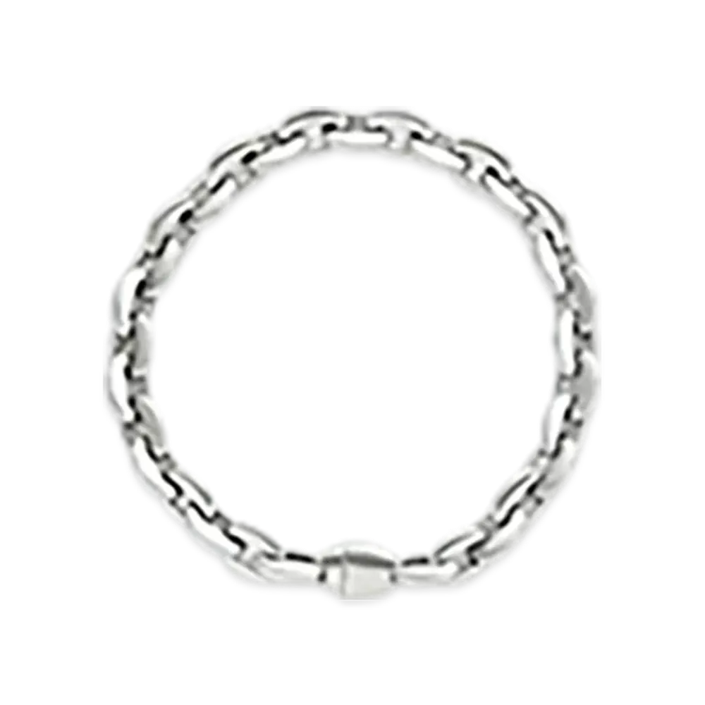 Bottega Veneta Shape Chain Bracelet "Silver"