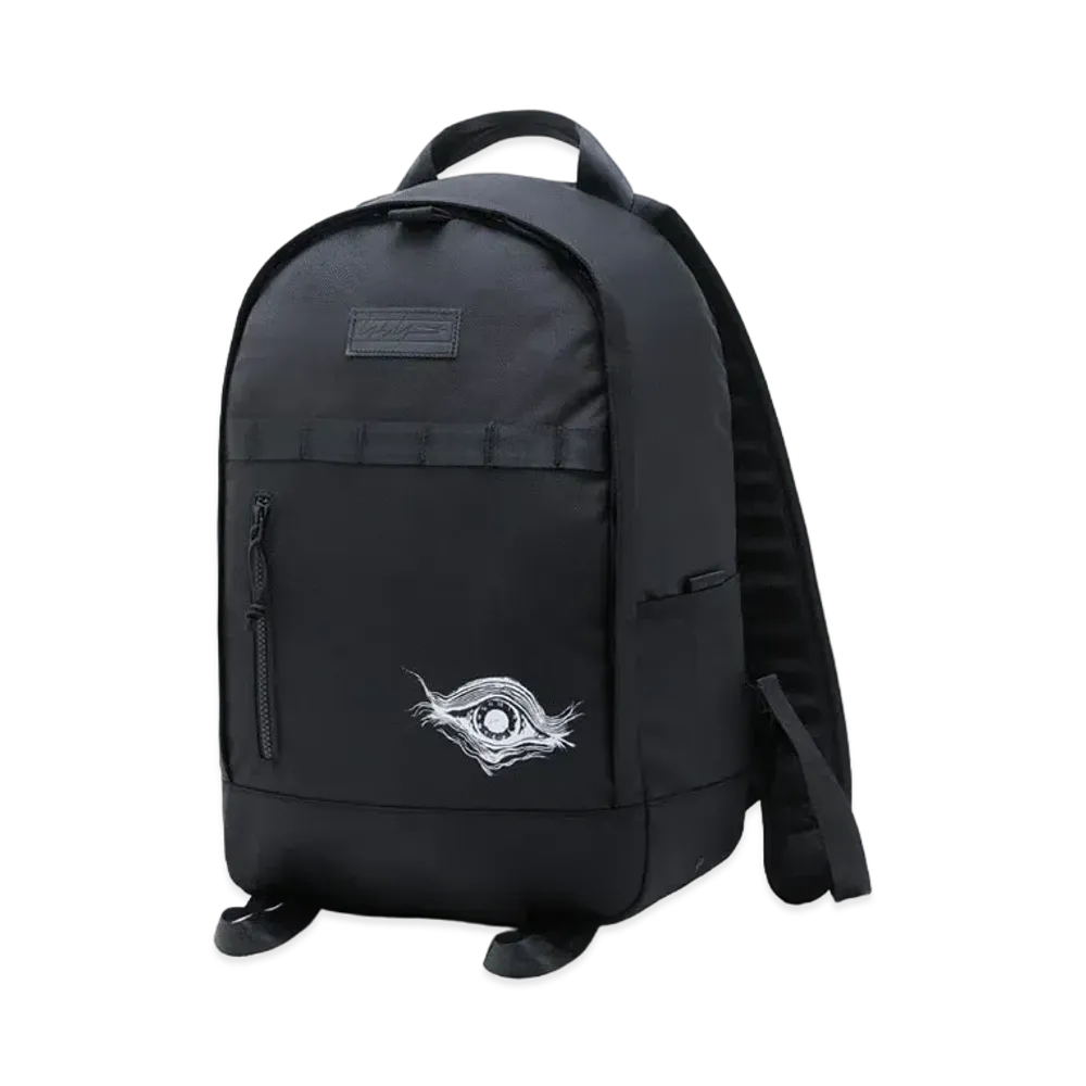 Yohji Yamamoto Pour Homme NEW ERA 1680/BLACK PE DAY PACK YY LEATHER PATCH EYE "Black"