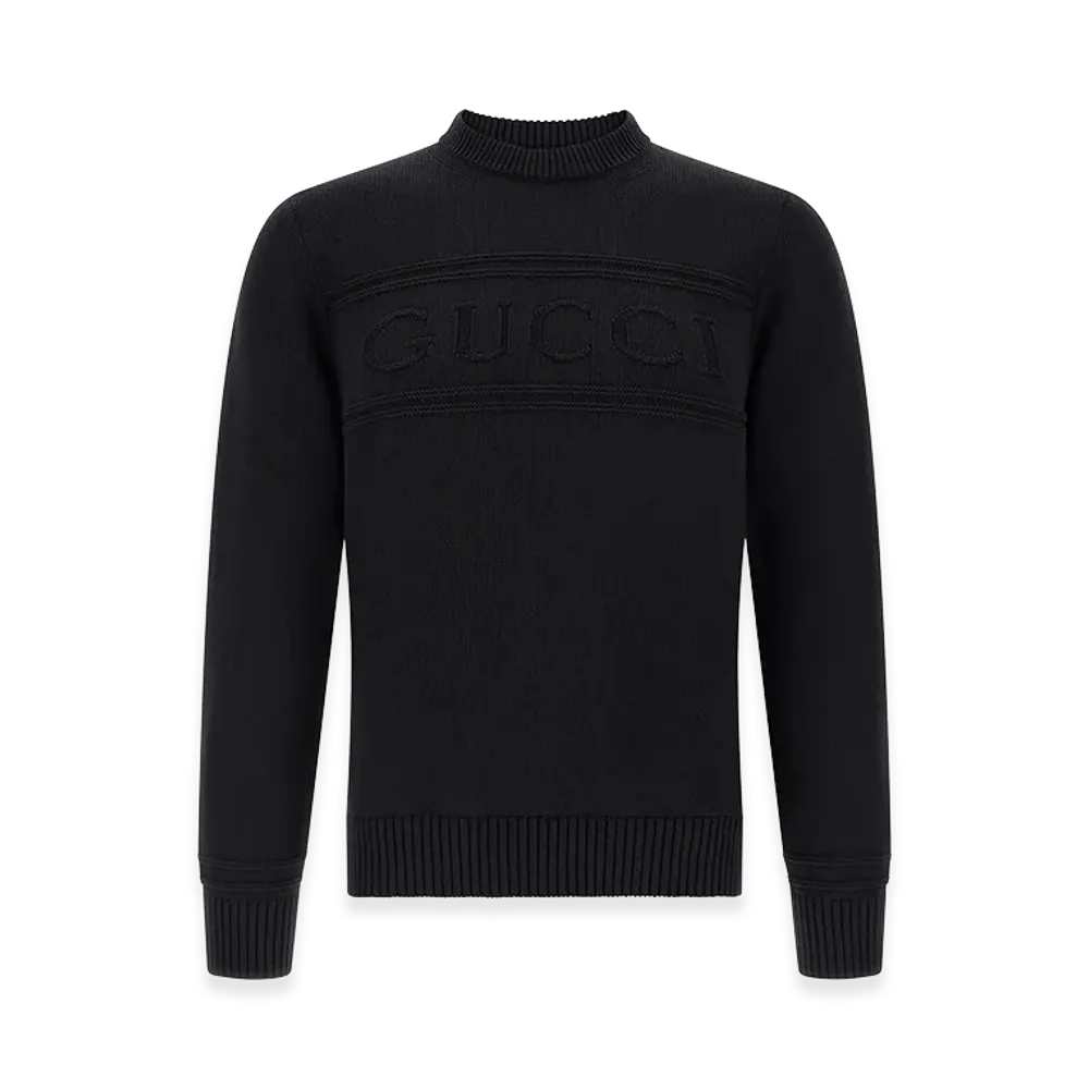 GUCCI Intarsia Sweater "Black"