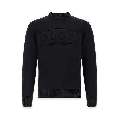 GUCCI Intarsia Sweater "Black"