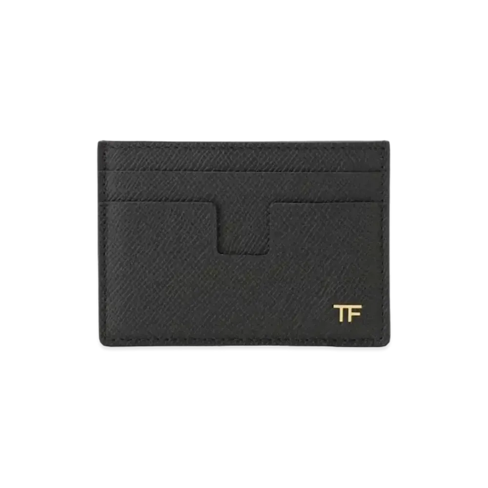TOM FORD Card Case With Money Clip "Black"