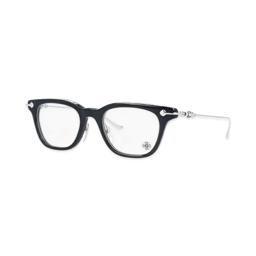 Chrome Hearts GUZZLER-A BK-SS 49 Square Cross "Black/Silver"