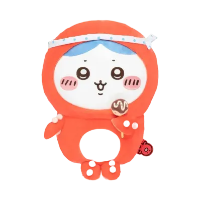 Gray Parka Service -Chiikawa Octopus Squid Kuji- A Prize Extra-large Octopus Costume Plush Hachiware
