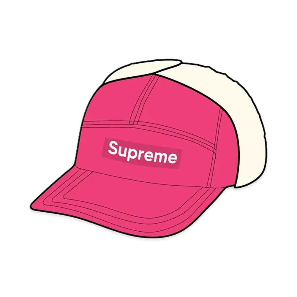 Supreme Earflap Box Logo New Era "Pink"