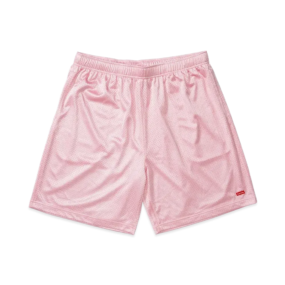 Supreme Small Box Baggy Mesh Short "Pink"