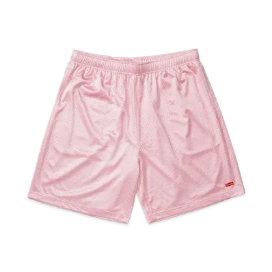 Supreme Small Box Baggy Mesh Short "Pink"