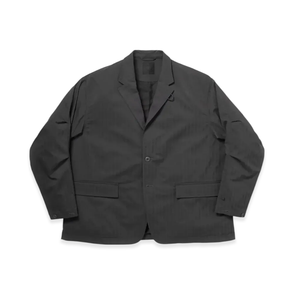 DAIWA PIER39 Women's Tech Loose 2B Jacket Herringbone "Charcoal"