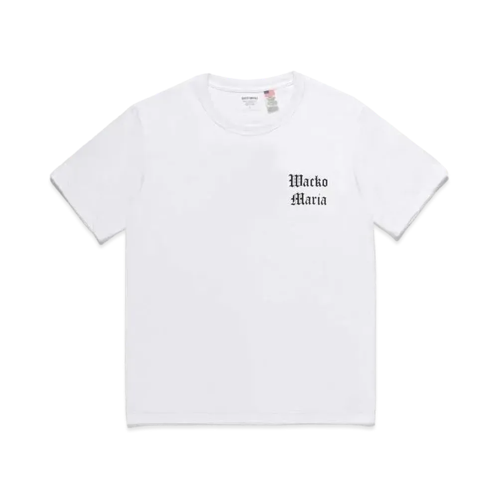 WACKO MARIA US FABRIC T-SHIRT #2 "White"