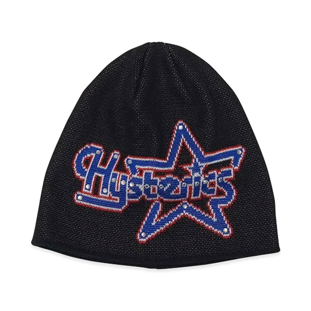HYSTERIC GLAMOUR Star Logo Beanie "Black"