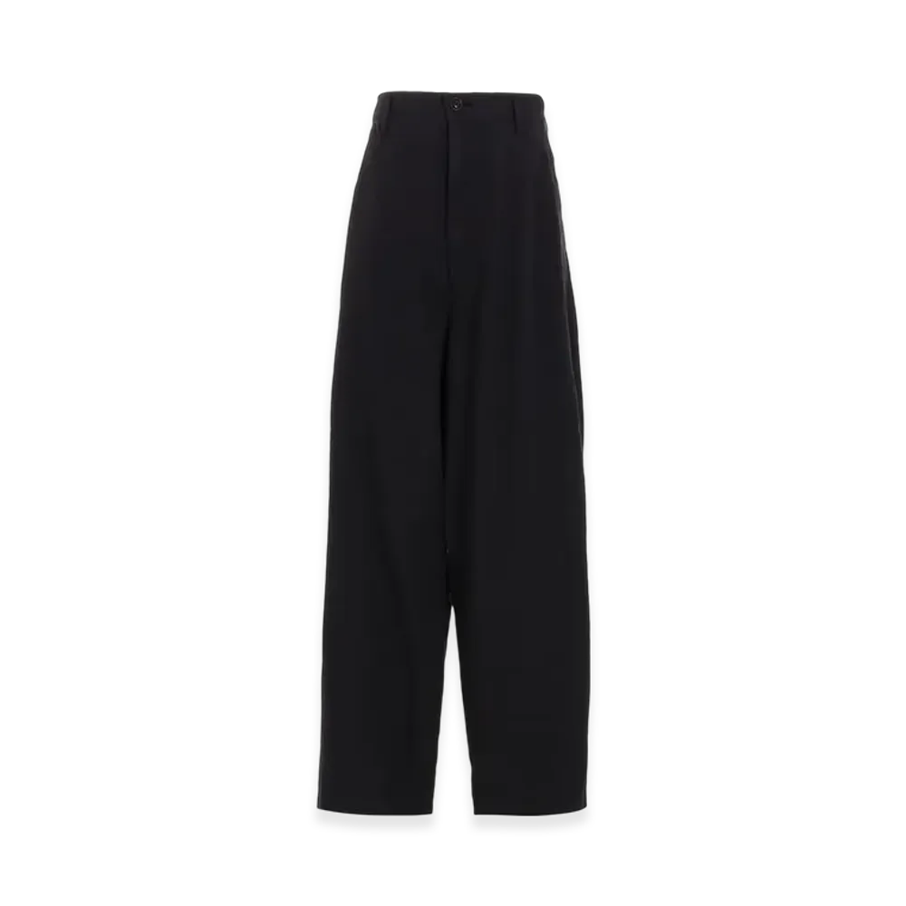S'YTE Brushed Washer Finish Broad 5Pocket Wide Pants "Black"