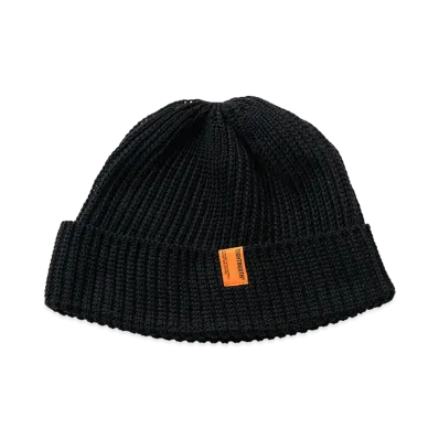 TIGHTBOOTH Tag Watch Cap "Black"