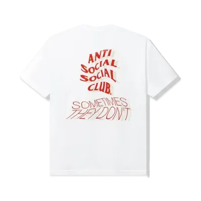 ANTI SOCIAL SOCIAL CLUB Sometimes They Don't Tee "White"