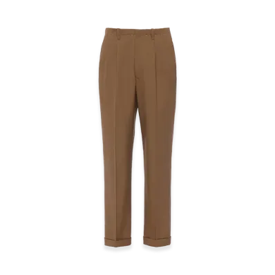 Maison Margiela Wool Tailored Trousers "Brown"