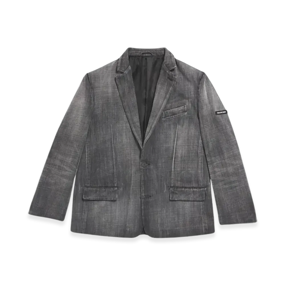 BALENCIAGA Washed Jacket "Black"