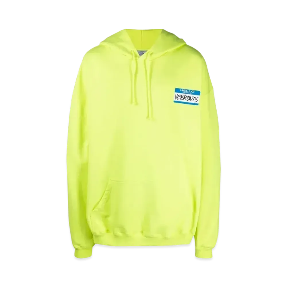 VETEMENTS My Name Is Print ed Parker "Neon Green"