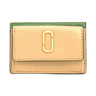 Marc Jacobs The Snapshot Mini Trifold "Sandcastle Multi"