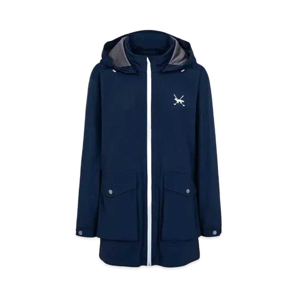 Maison Kitsune Golf Profile Fox Rain Jacket "Navy"