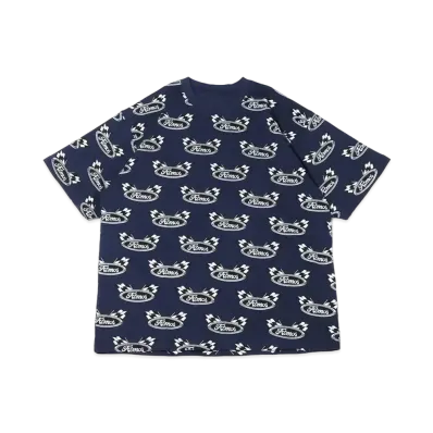 atmos Flag All Over Print T-Shirts "Navy"