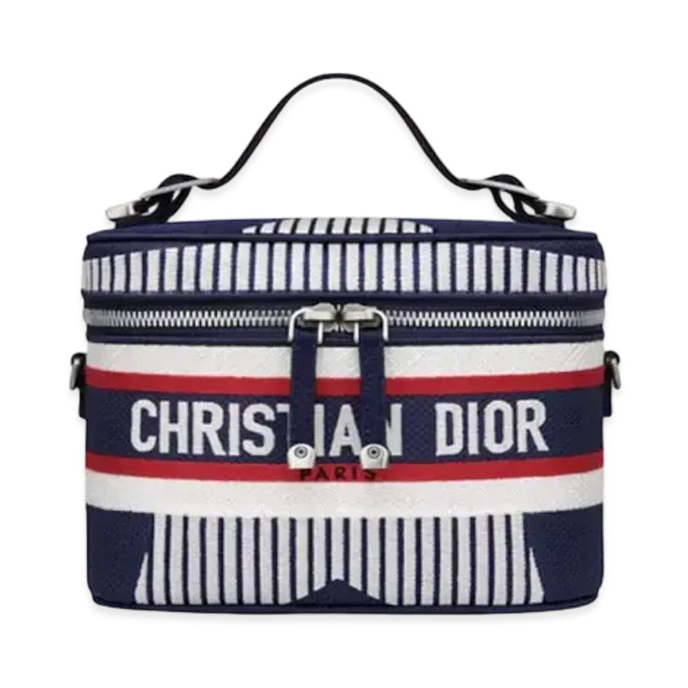 Dior Small Diortravel Vanity Case "Navy"