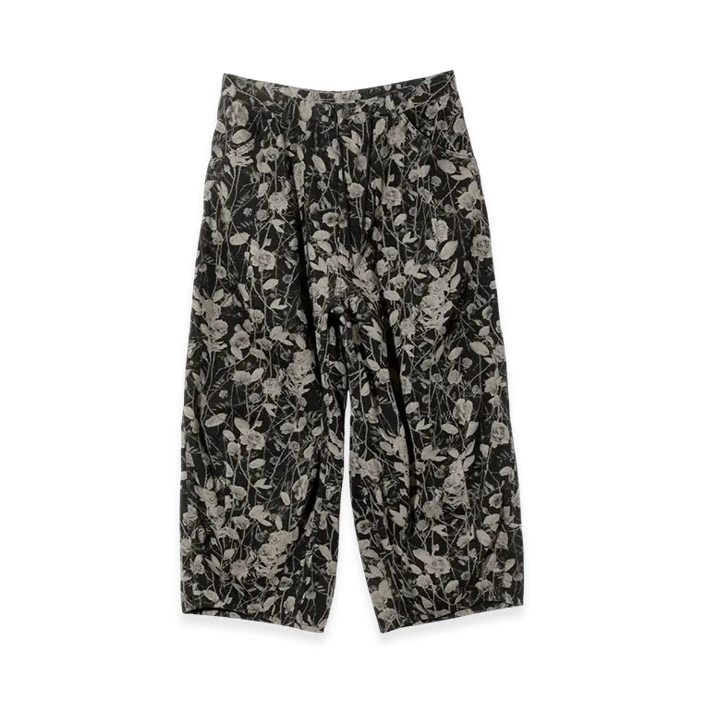 NEEDLES H.D. Painter Pant-Denim/Rose Print "Black"