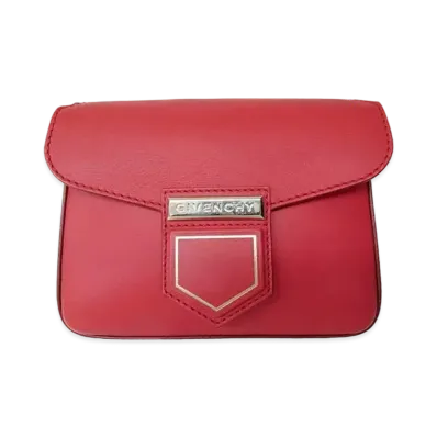 GIVENCHY Nobile Leather Shoulder Bag "Pink"