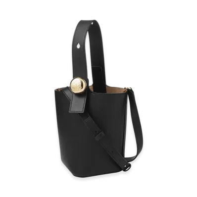 LOEWE Pebble Bucket Bag Mini "Black"