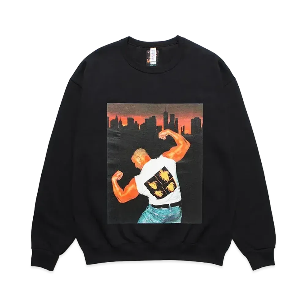 WACKO MARIA x JIRO KONAM Sweat Shirt #3 "Black"
