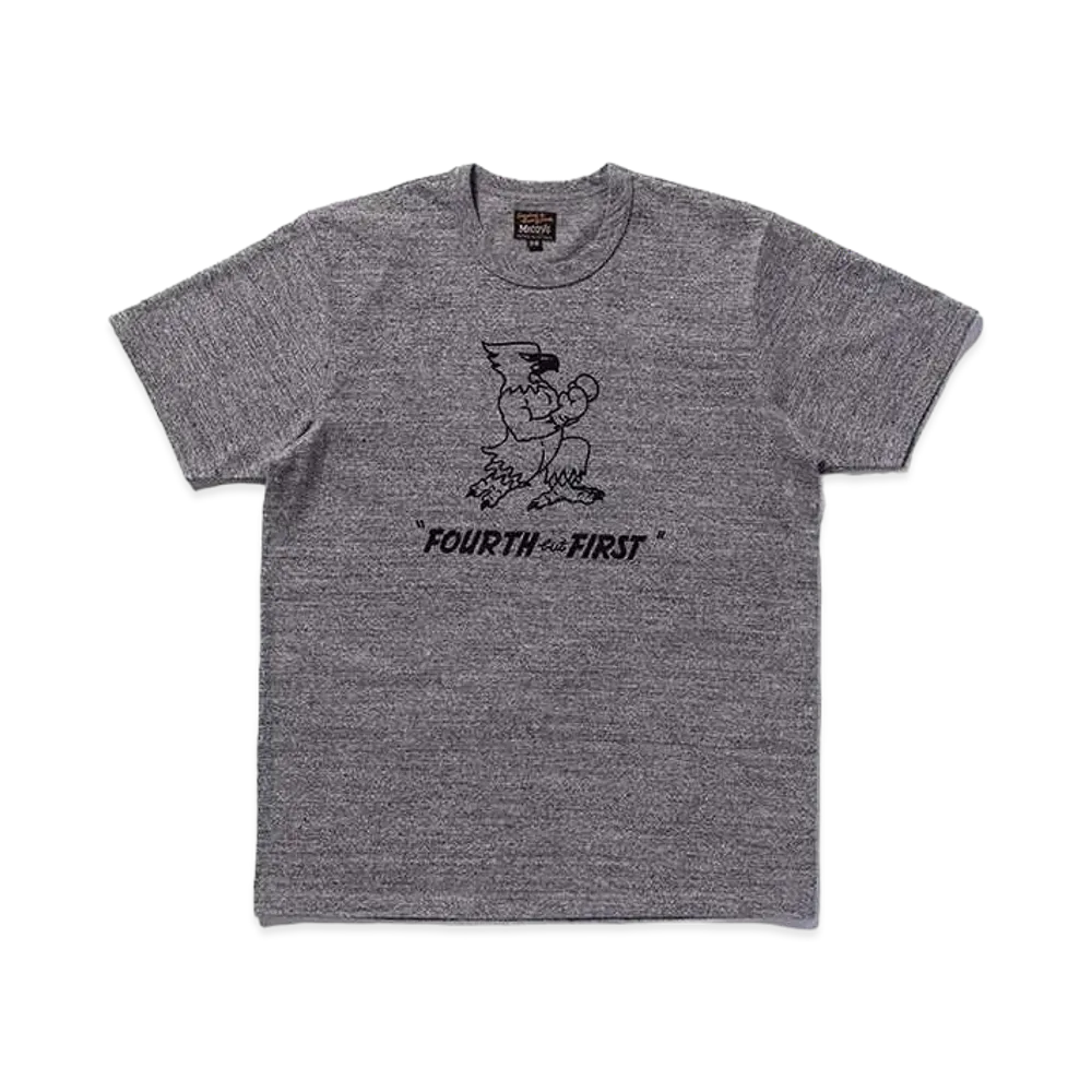 THE REAL McCOY'S Military Tee / Fourth But First "Salt & Pepper"