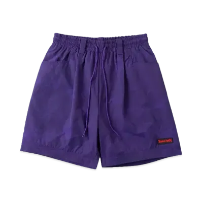 Student Apathy pattern half pants "Purple"