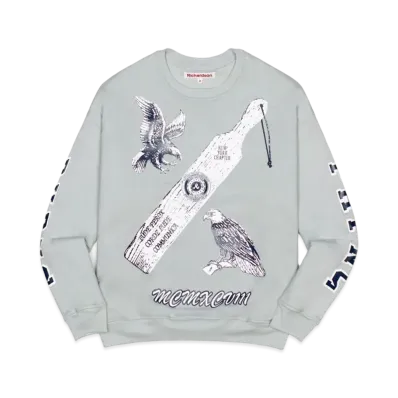 Richardson Greek Double Layer Crewneck "Grey"