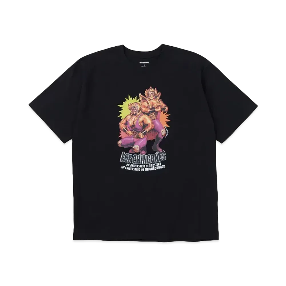 NEIGHBORHOOD x EROSTIKA . Tee SS-1 "Black"