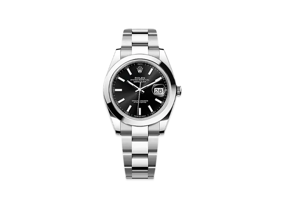 ROLEX Datejust 41 Oystersteel & Yellow Gold "Black"