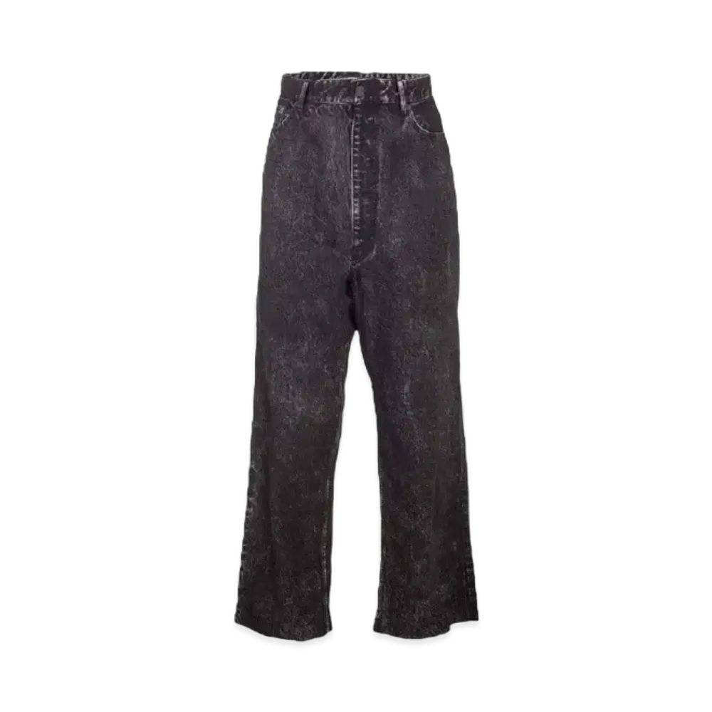 BALENCIAGA Trompe L'oeil Baggy Pants "Charcoal"