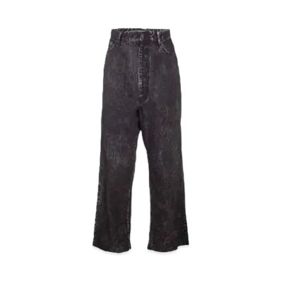 BALENCIAGA Trompe L'oeil Baggy Pants "Charcoal"