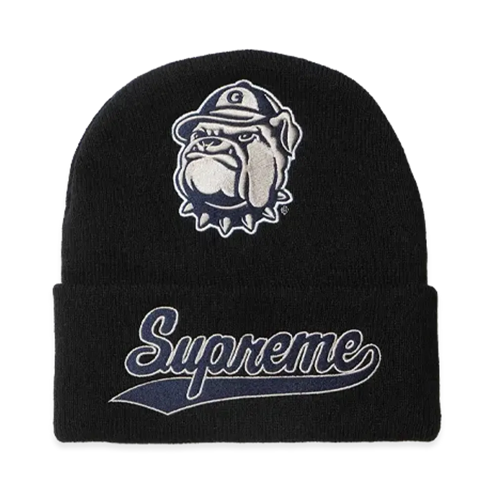 Supreme x Mitchell & Ness NCAA Beanie "Black"