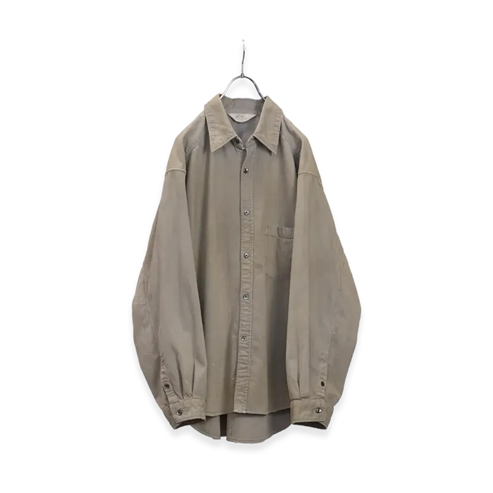 ANCELLM Denim Dress Shirt "Gray"