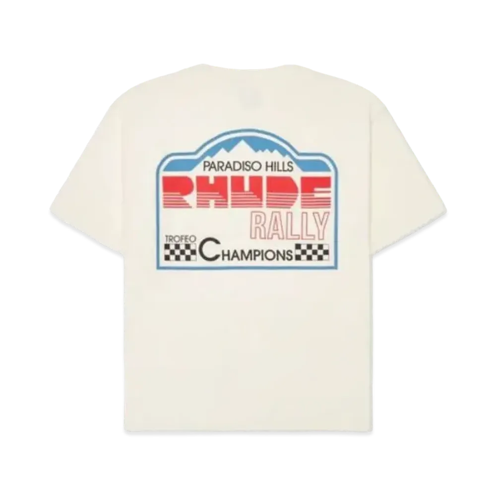 RHUDE Paradiso Rally Tee "White"