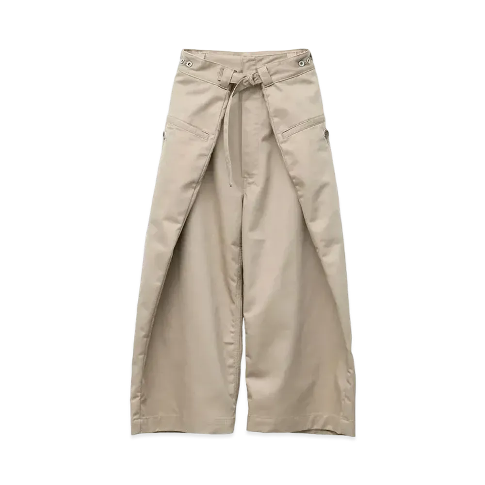 ANREALAGE Wrap Chino Pants "Beige"