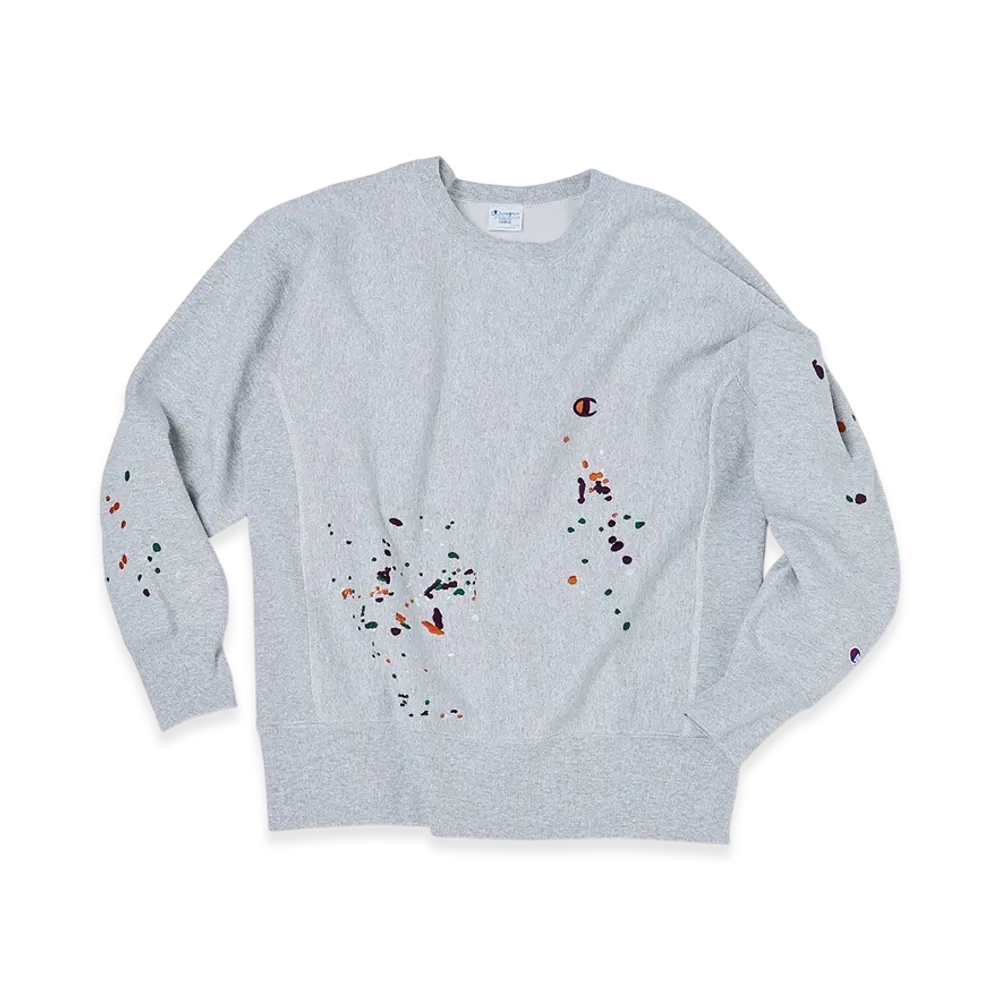 Champion x JOURNAL STANDARD relume Reverse Weave Embroidered Splash Sweat "Gray"