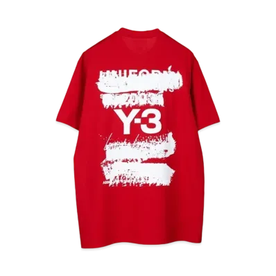 Y-3 U Graphic Short Sleeve T-Shirt "Power Red"