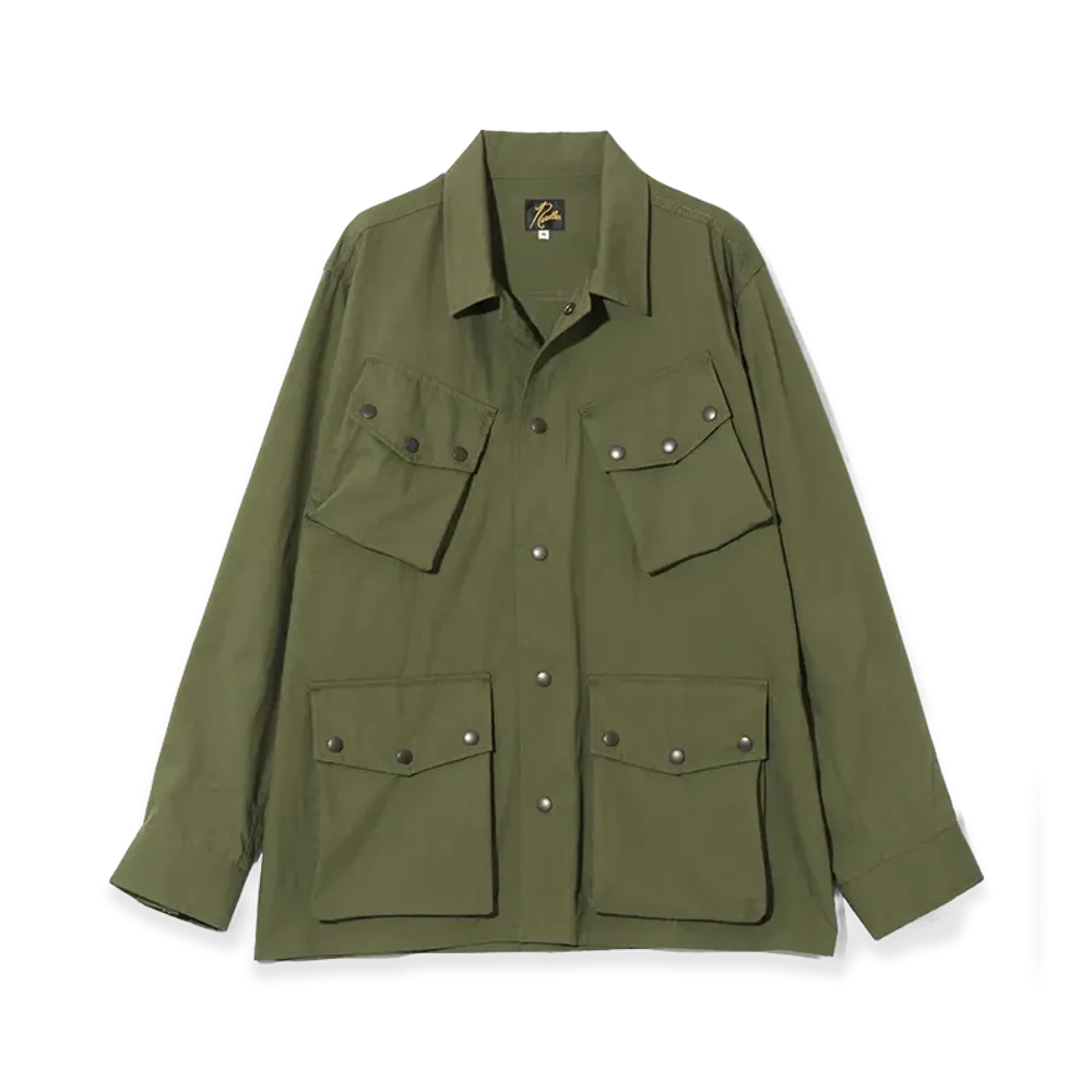 NEEDLES Jungle Fatigue Jacket C/N Oxford "Olive"