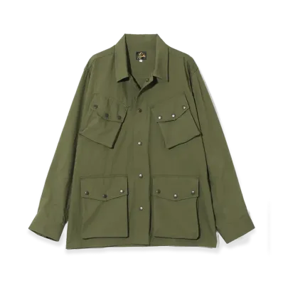 NEEDLES Jungle Fatigue Jacket C/N Oxford "Olive"