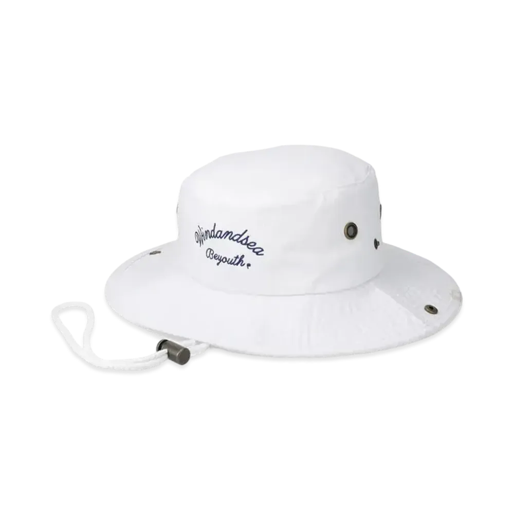 WIND AND SEA BYT Safari Hat "White"