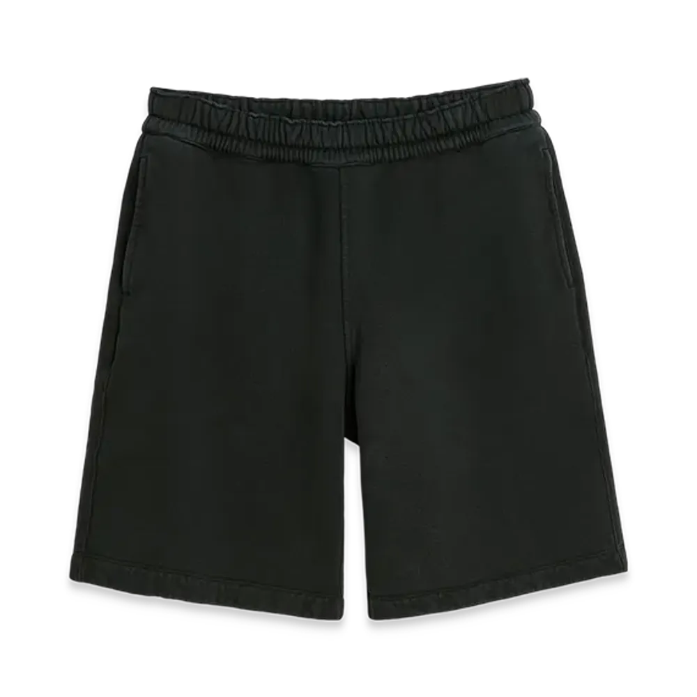 OUR LEGACY Plage Shorts "Pigment Black Hefty Fleece"